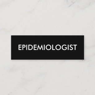 Cartão De Visita Mini epidemiologista