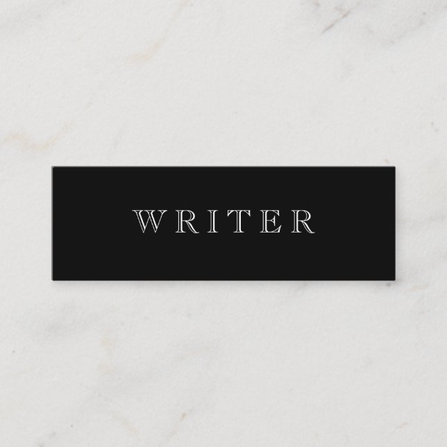 Cartão De Visita Mini Escritor (Frente)