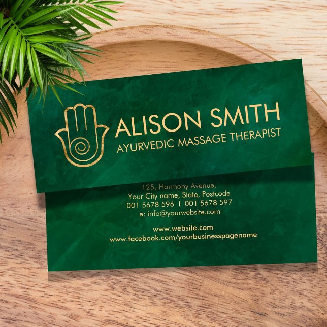 Cartão De Visita Mini Espiral da Energia de Mão Elegante Hamsa (Criador carregado)