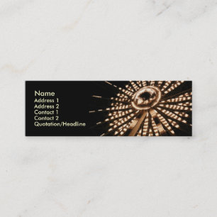 Cartão De Visita Mini Estrela de Natal da Grande Roda