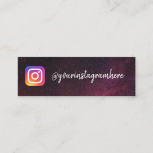 Cartão De Visita Mini estrelas da moda