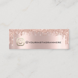 Cartão De Visita Mini Evento de logotipo de mídia social Instagra RSVP B