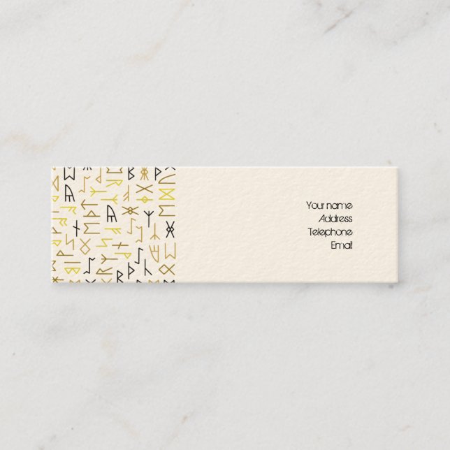 Cartão De Visita Mini Execuções (Frente)