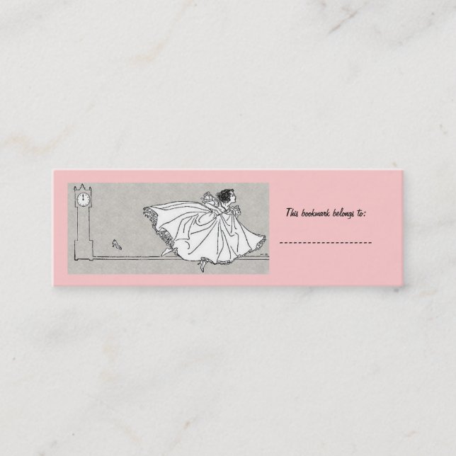 Cartão De Visita Mini Executando do Tempo (Frente)