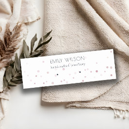 Cartão De Visita Mini Exibição de Confetti Estrelado de Confetti de Água