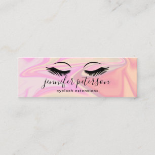 Cartão De Visita Mini Extensões holográficas holográficas modernas e ele