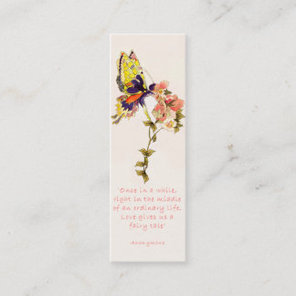 Cartão De Visita Mini Fairy Tale Kiss Bookmark