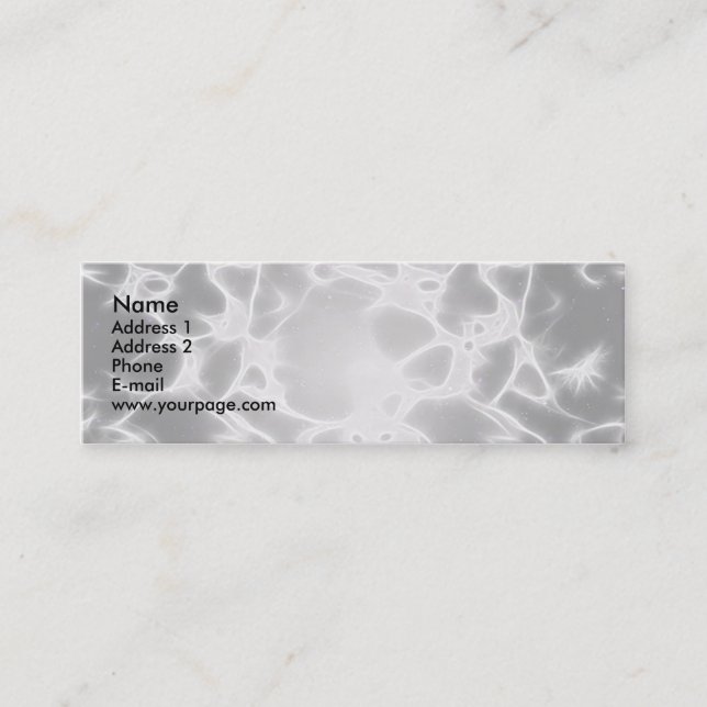 Cartão De Visita Mini Fantasmas do passado! (Frente)