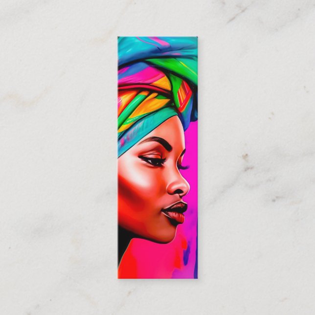 Cartão De Visita Mini Favorito da Série Beleza Vibrante 1 (Frente)