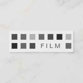 Cartão De Visita Mini FILME (quadrados da modificação)