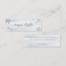 Cartão De Visita Mini Flocos de neve em forma de cruz Flocos de Chá de f