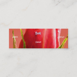 Cartão De Visita Mini Florista - Rosa azul rosa