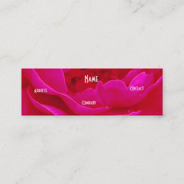 Cartão De Visita Mini Florista - rosa verde cor-de-rosa