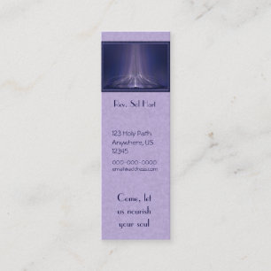 Cartão De Visita Mini Fonte da arte abstracta do espírito