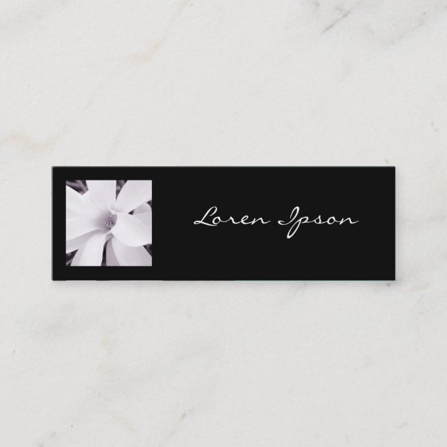 Cartão De Visita Mini Foto ao quadrado - Magnolia (Frente)