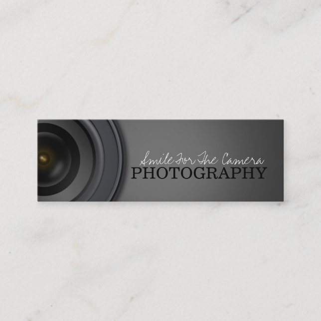 Cartão De Visita Mini Fotografia (Frente)