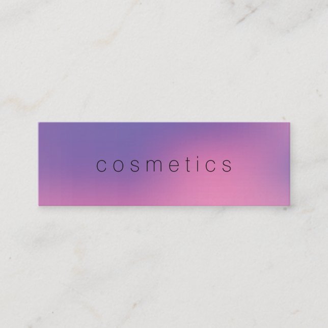 Cartão De Visita Mini Fundo de mistura mínima de módulo (Frente)