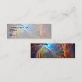 Cartão De Visita Mini Galáxia Espacial Orion Nebula