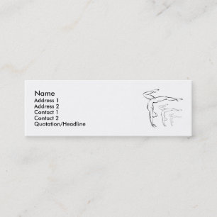 Cartão De Visita Mini Ginástica