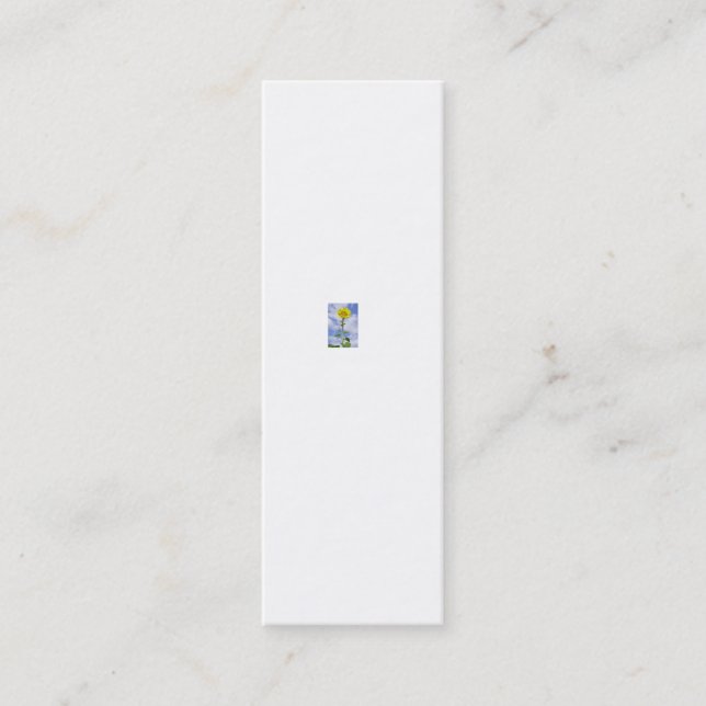 Cartão De Visita Mini Girassol (Frente)