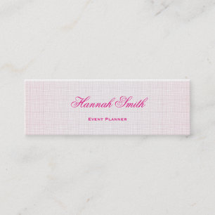 Cartão De Visita Mini Glitter de luxo elegante profissional