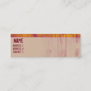 CARTÃO DE VISITA MINI GOTEJAMENTO 2 DOS GRAFITES