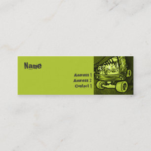 Cartão De Visita Mini Grade - magro