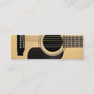 Cartão De Visita Mini Guitarra acústica