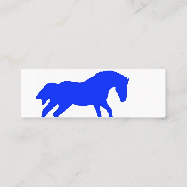 Cartão De Visita Mini Horse Royal Professional Business Card (Verso)
