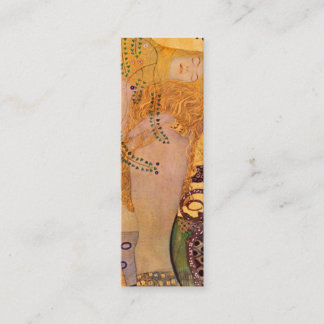 Cartão De Visita Mini Hydra Mermaids Vintage Bookmark por Gustav Klimt