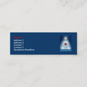 Cartão De Visita Mini "Iluminação sentido "