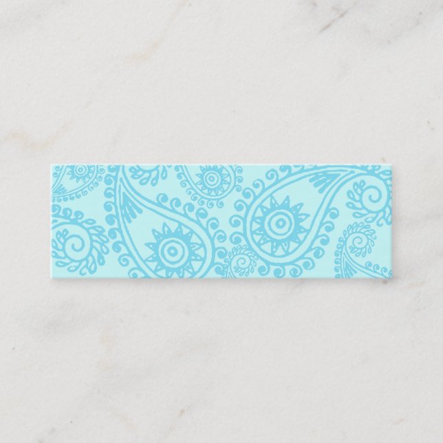 CARTÃO DE VISITA MINI IMPRESSÃO INDIANO (Frente)