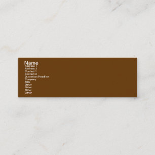 CARTÃO DE VISITA MINI INSPIRE A TERRA