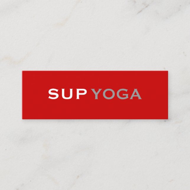 CARTÃO DE VISITA MINI IOGA DO SUP (Frente)