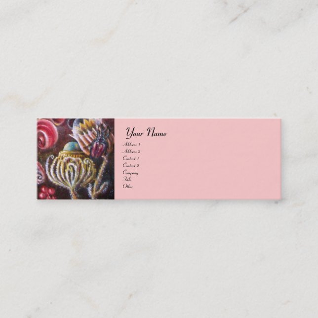 CARTÃO DE VISITA MINI JARDIM FLOR DE MELISSA (Frente)