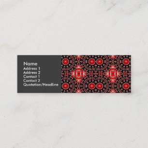 Cartão De Visita Mini Joias do precioso