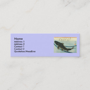 Cartão De Visita Mini Koi (carpa) - impressão japonês dos peixes de