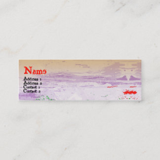 CARTÃO DE VISITA MINI LÁBIOS