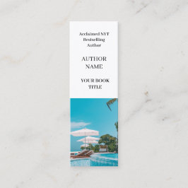 Cartão De Visita Mini Lançamento de Livro | Design Promocional Mini Auto