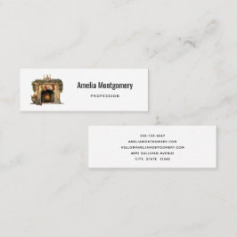 Cartão De Visita Mini Lareira Vitoriana Cozy