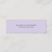 Lavanda Purple Linen Minimalista Profissional
