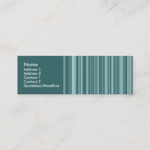 Cartão De Visita Mini Linhas verdes
