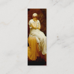 Cartão De Visita Mini Livro da Solidão de Frederick Lord Leighton