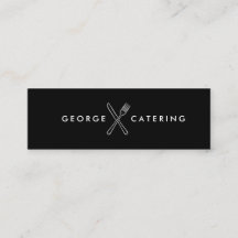 Logotipo de Facão e Faca Cruzados Vintage Catering