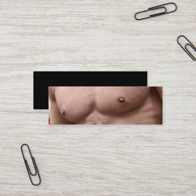 Cartão De Visita Mini Malhação física do Criador de Pormenores (Frente/Verso In Situ)