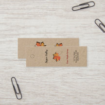 Maple Leaf Cutout Maple Syrup Hang Tags