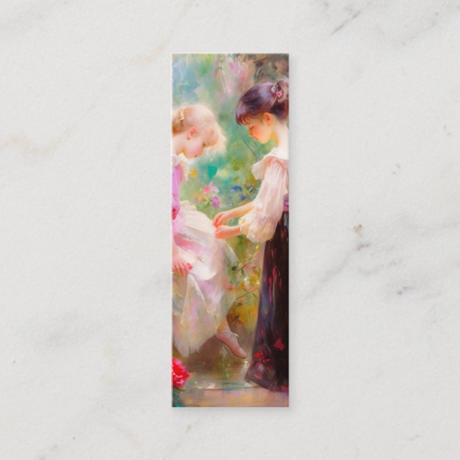 Cartão De Visita Mini Marcador de Amizade (Frente)