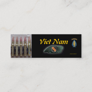 Cartão De Visita Mini marcador de forças especiais do 5 flash green bere