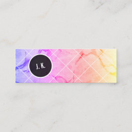 Cartão De Visita Mini Marmorizado