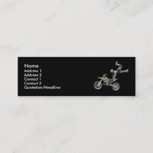 Cartão De Visita Mini mim moto demasiado